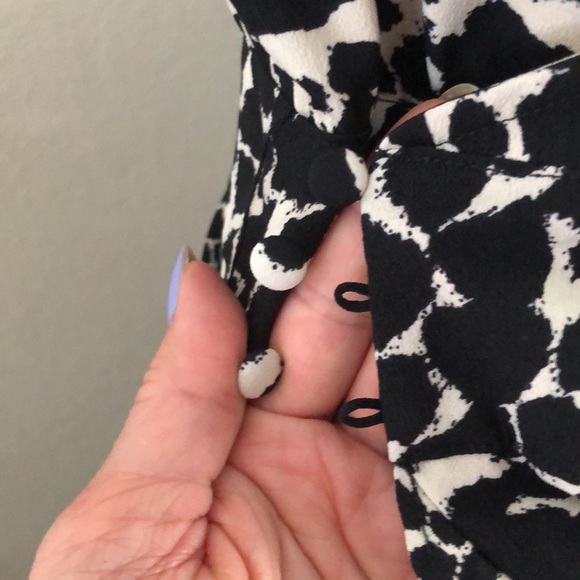 Who What Wear Animal Print Ruffle Trim Dress - Picture 7 of 13